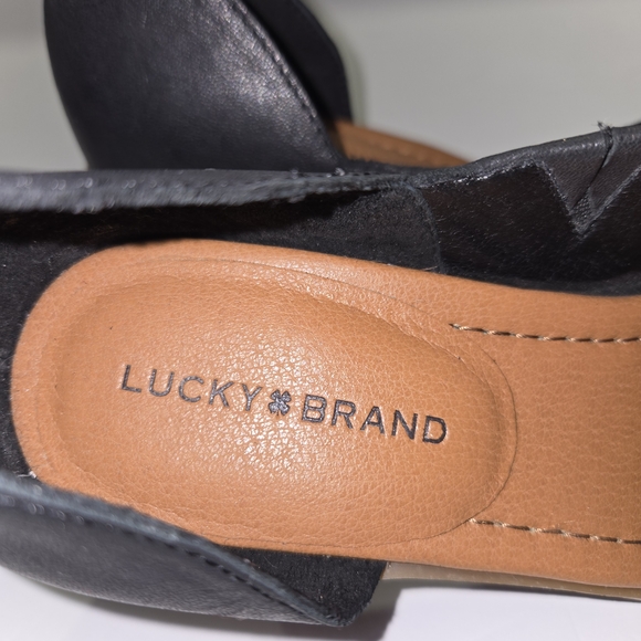 Lucky Brand Black Leather Oxfords - Picture 7 of 10